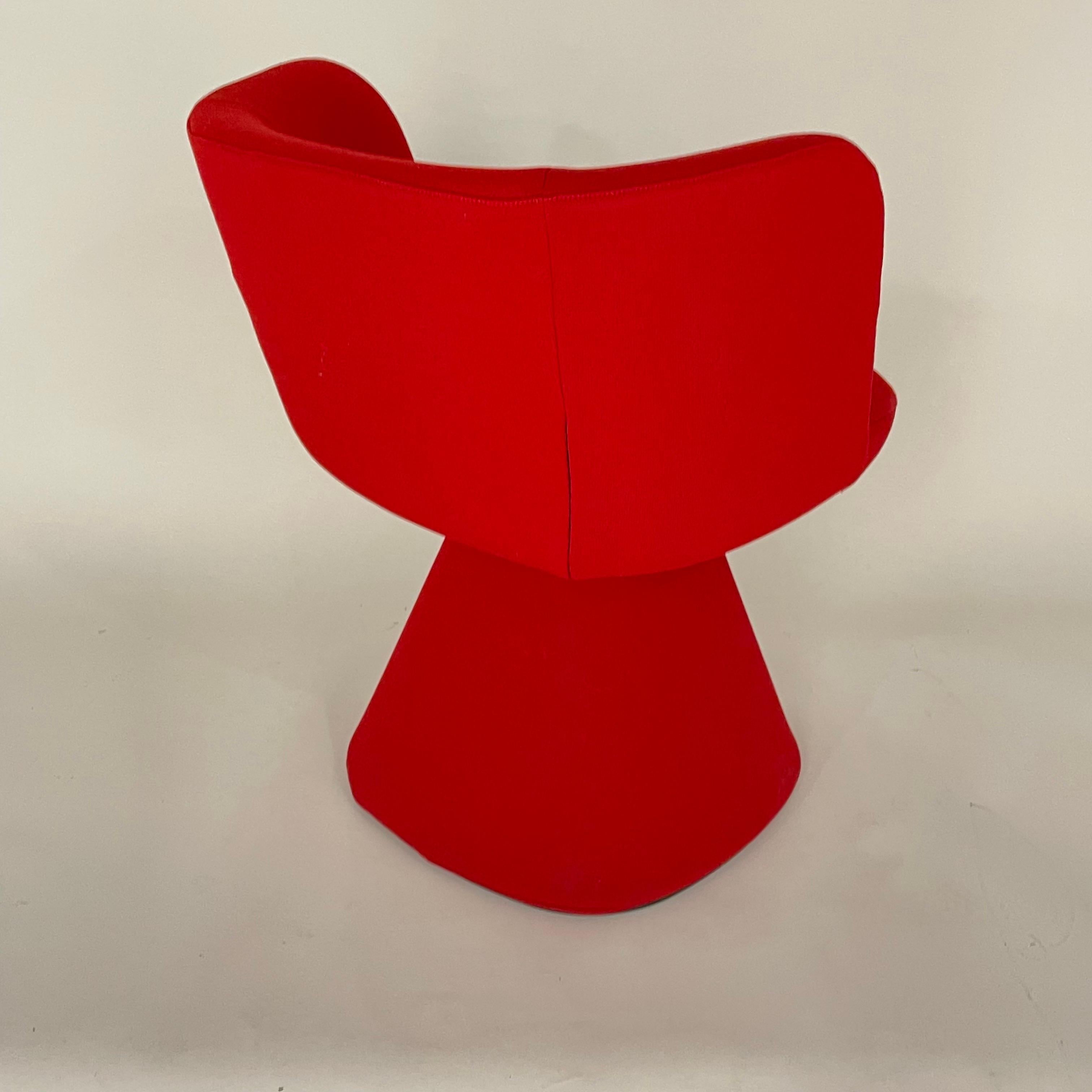 Contemporary Pair of Monica Armani Flair O' Swivel Dining Chairs, B&B Italia, Italy 2022
