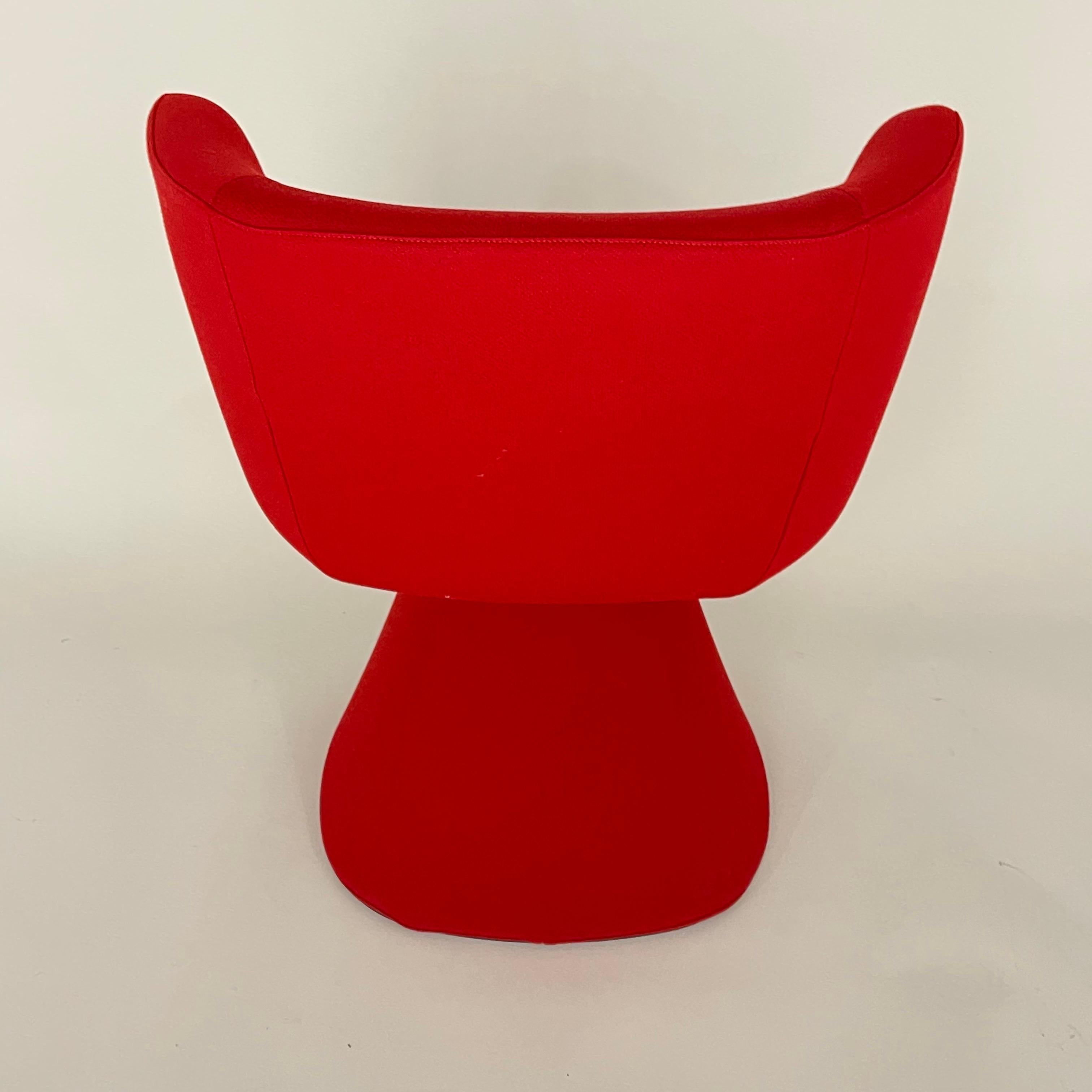 Steel Pair of Monica Armani Flair O' Swivel Dining Chairs, B&B Italia, Italy 2022