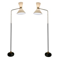 Paire de lampadaires Monix, France, vers 1950