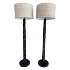 Pair of Montclair Floor Lamps by Palecek