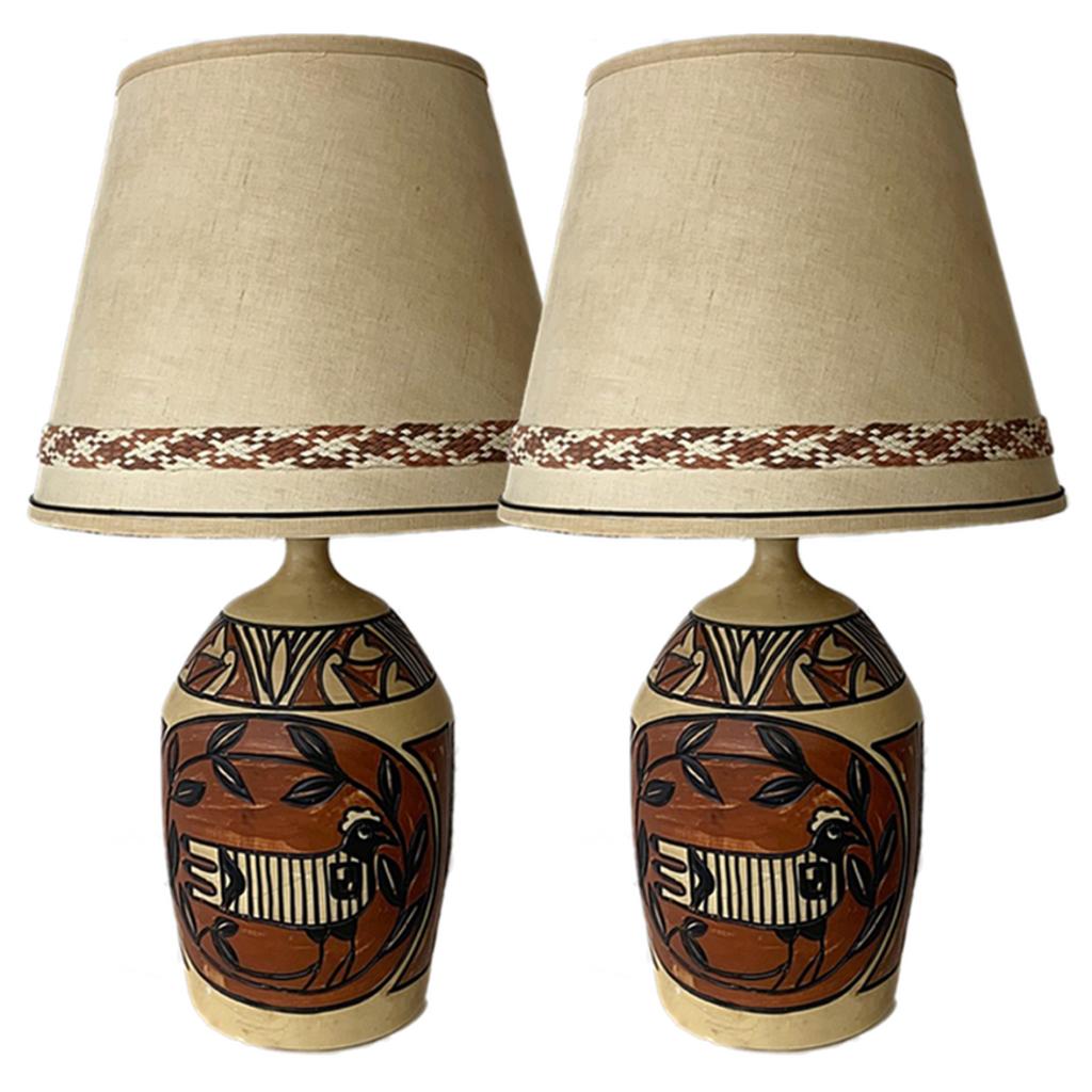 aztec table lamp