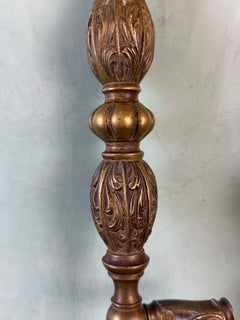 Pair of Monumental Cast Bronze Neoclassical Door Pull Handles