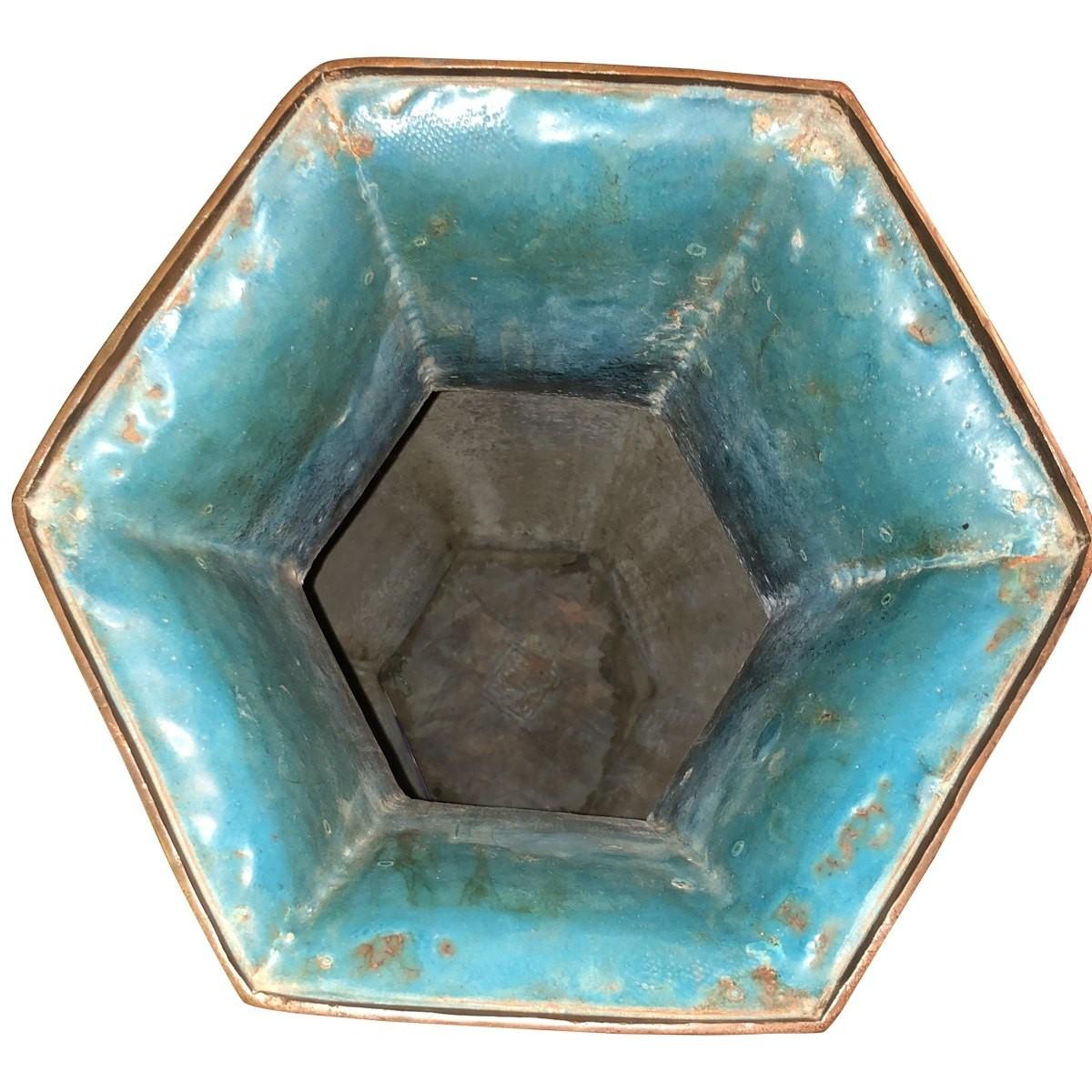 Enamel Pair of Monumental 