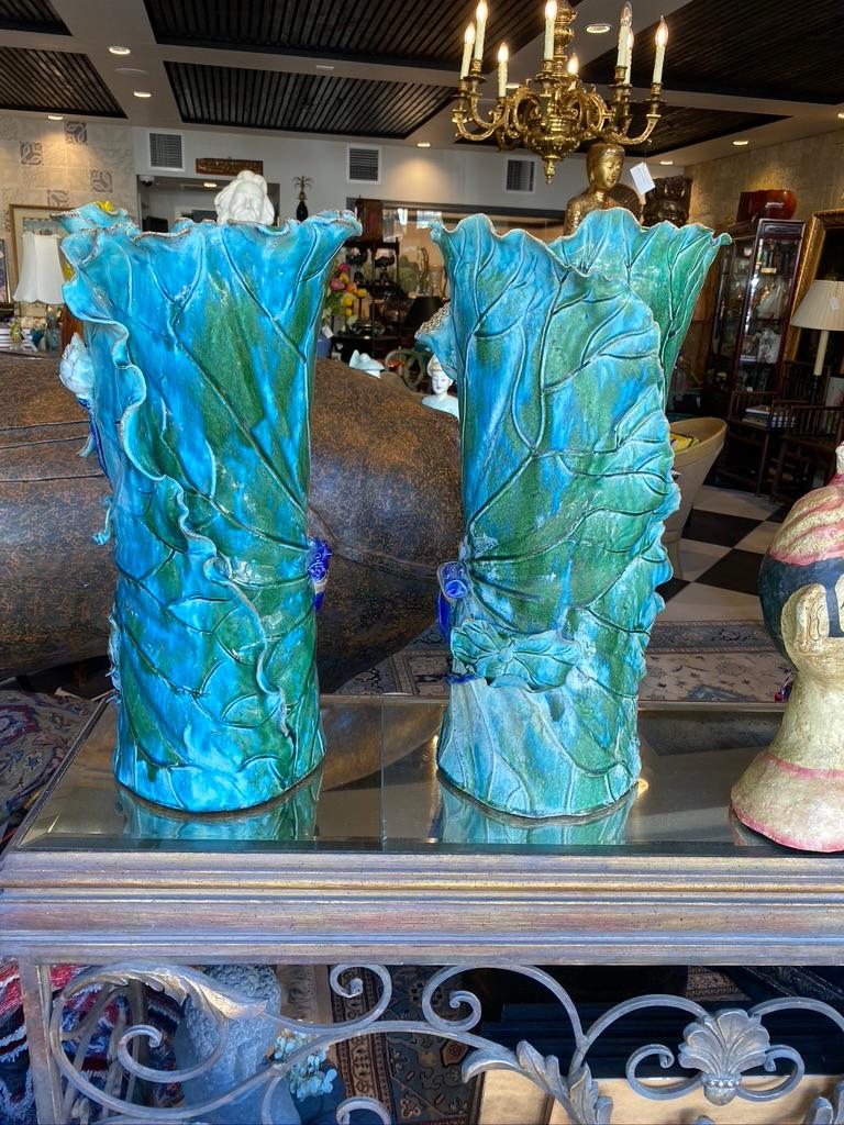 Chinese Export Pair of Monumental Chinese VASES