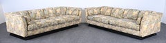 Pair of Monumental Dunbar Style Platform Sofas, 1960s