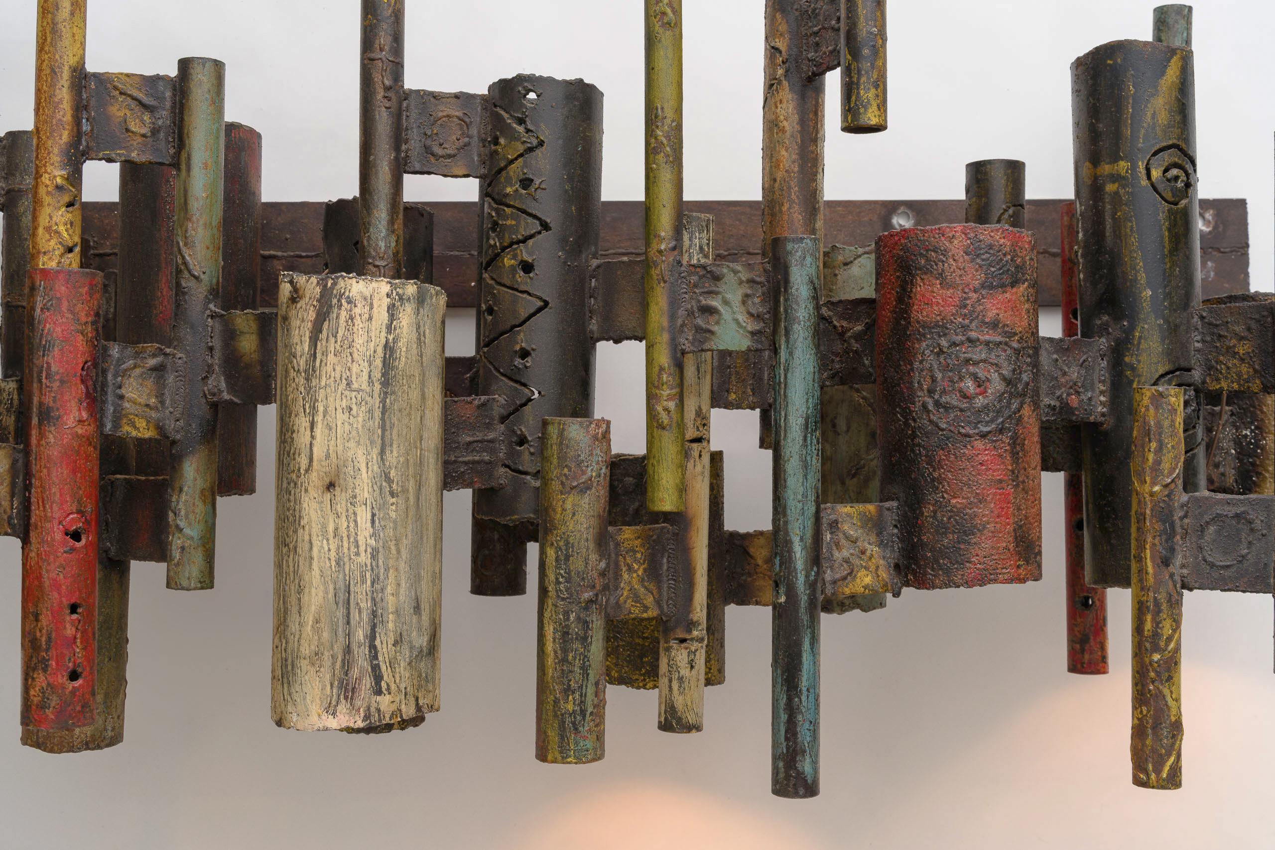 Pair of Monumental Sconces In Excellent Condition For Sale In New York, NY