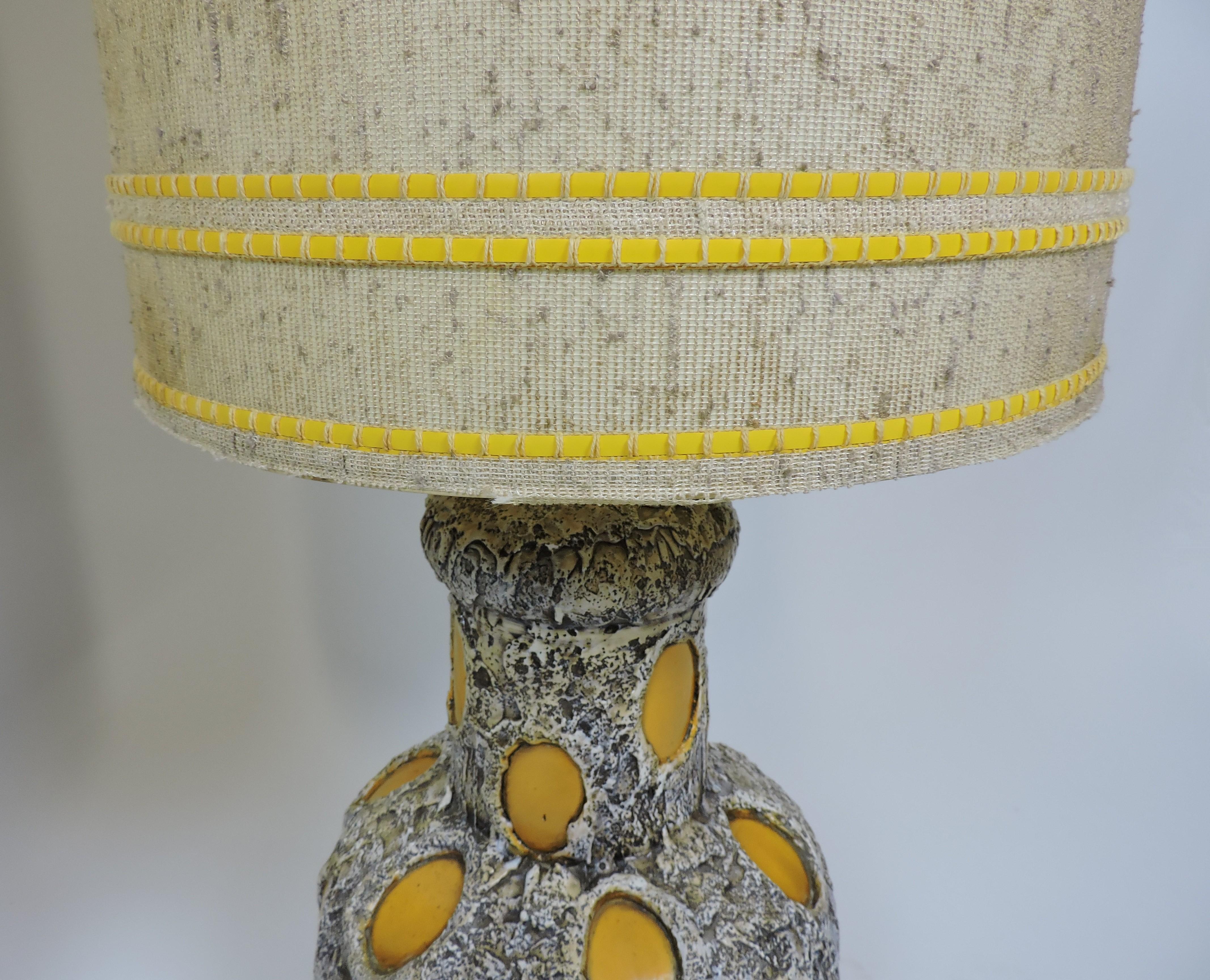 Pair of Monumental Size Mid-Century Modern Pieri Tullio Table Lamps For Sale 2