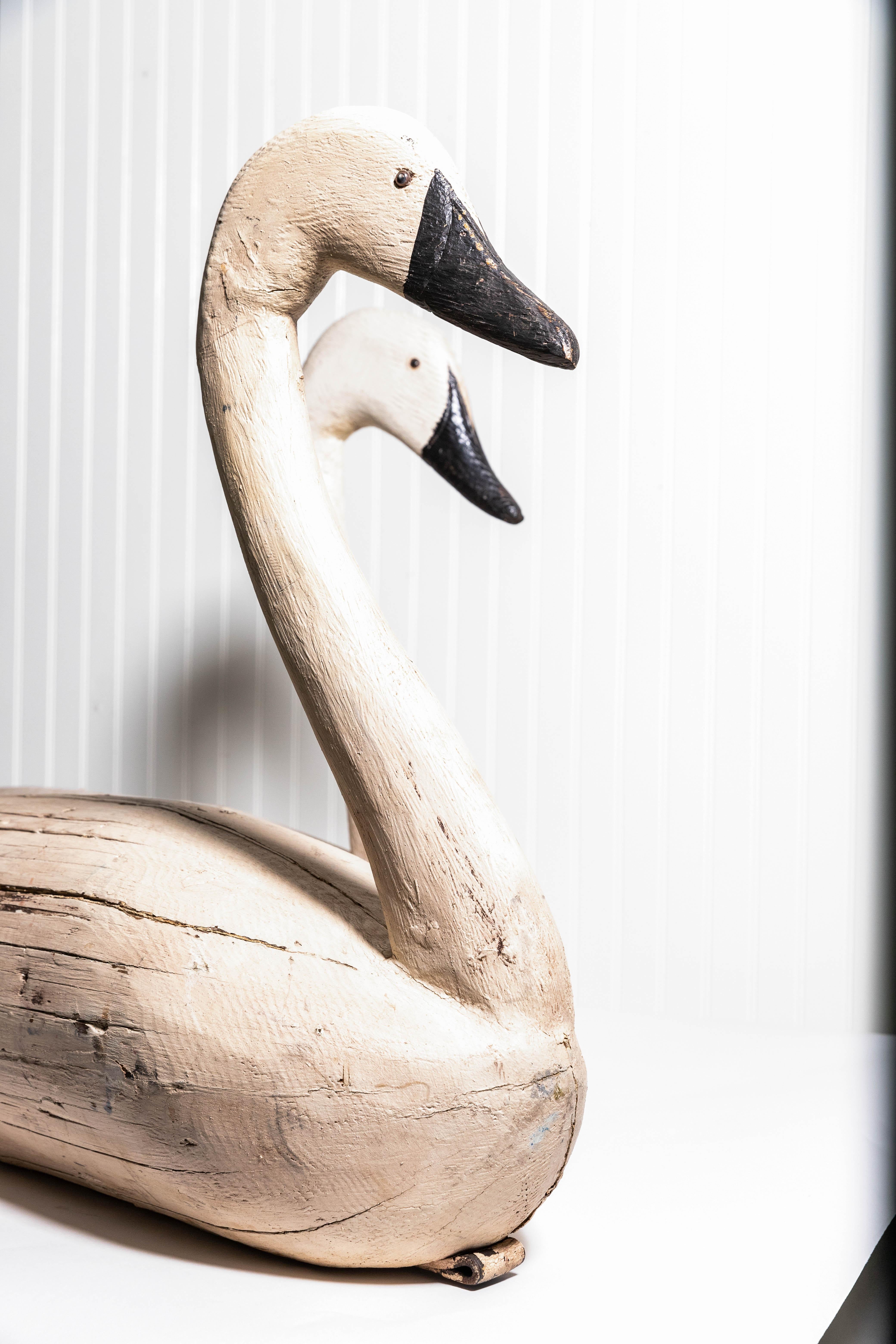wooden swan decoys for sale