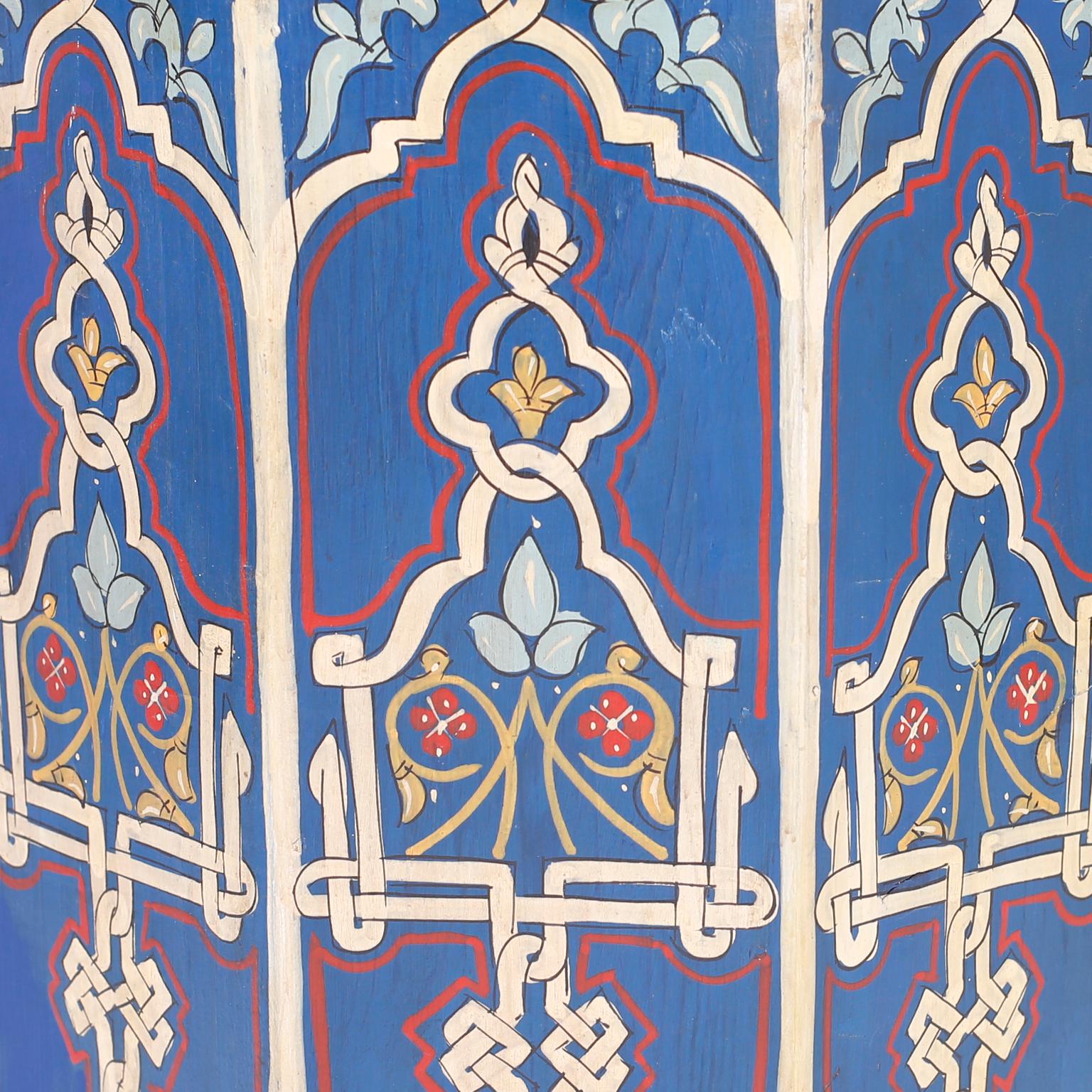 Pair of Moorish Painted Stands 1