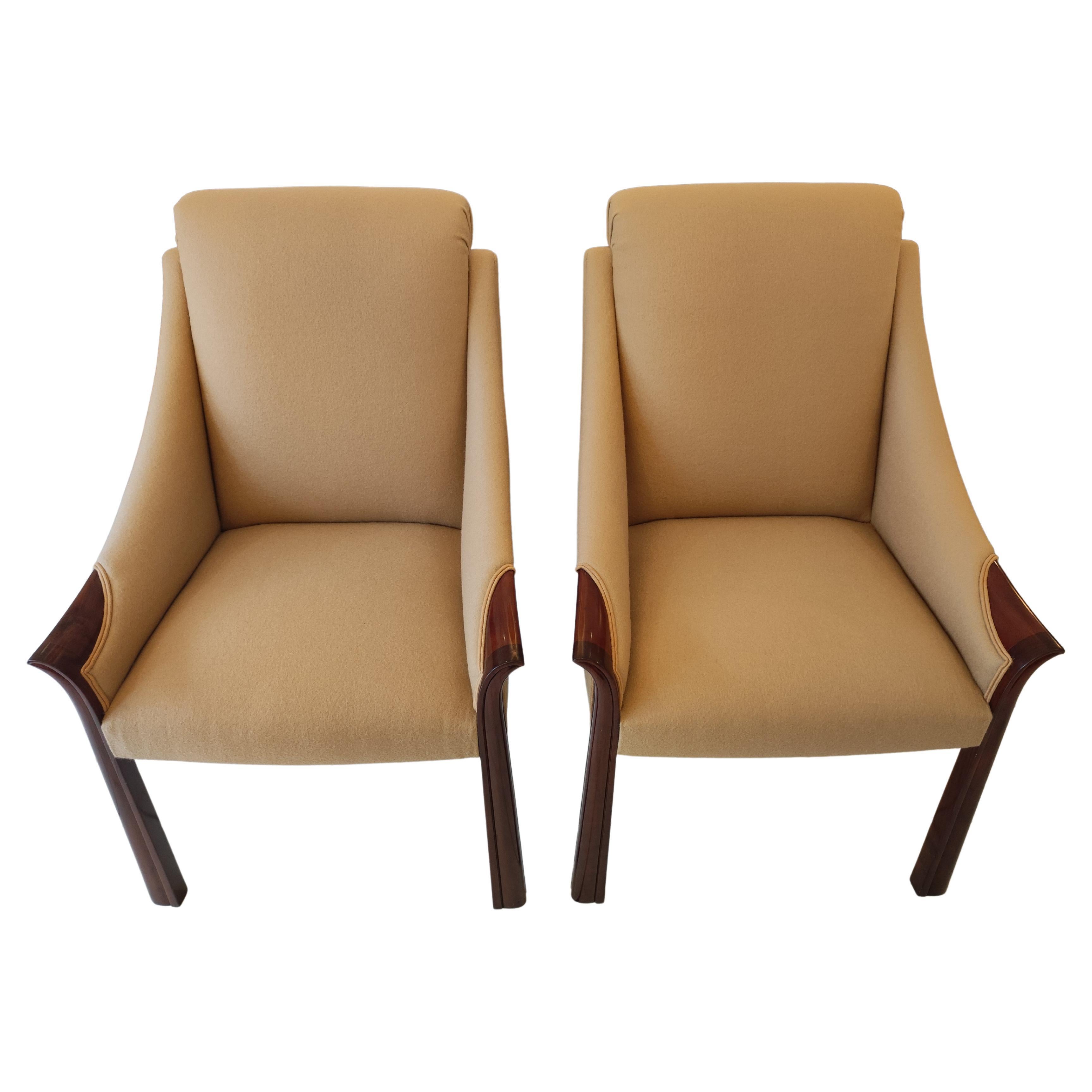 Pair of Moret Chairs, circa 1930 For Sale
