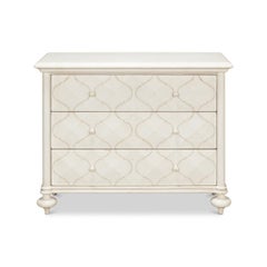 Pair of Moroccan Antique White Chest of Drawers