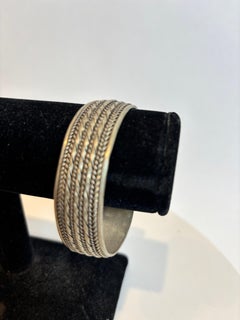 Moroccan Berber Tribal Bracelets, Coin Silver, Early 20th Century