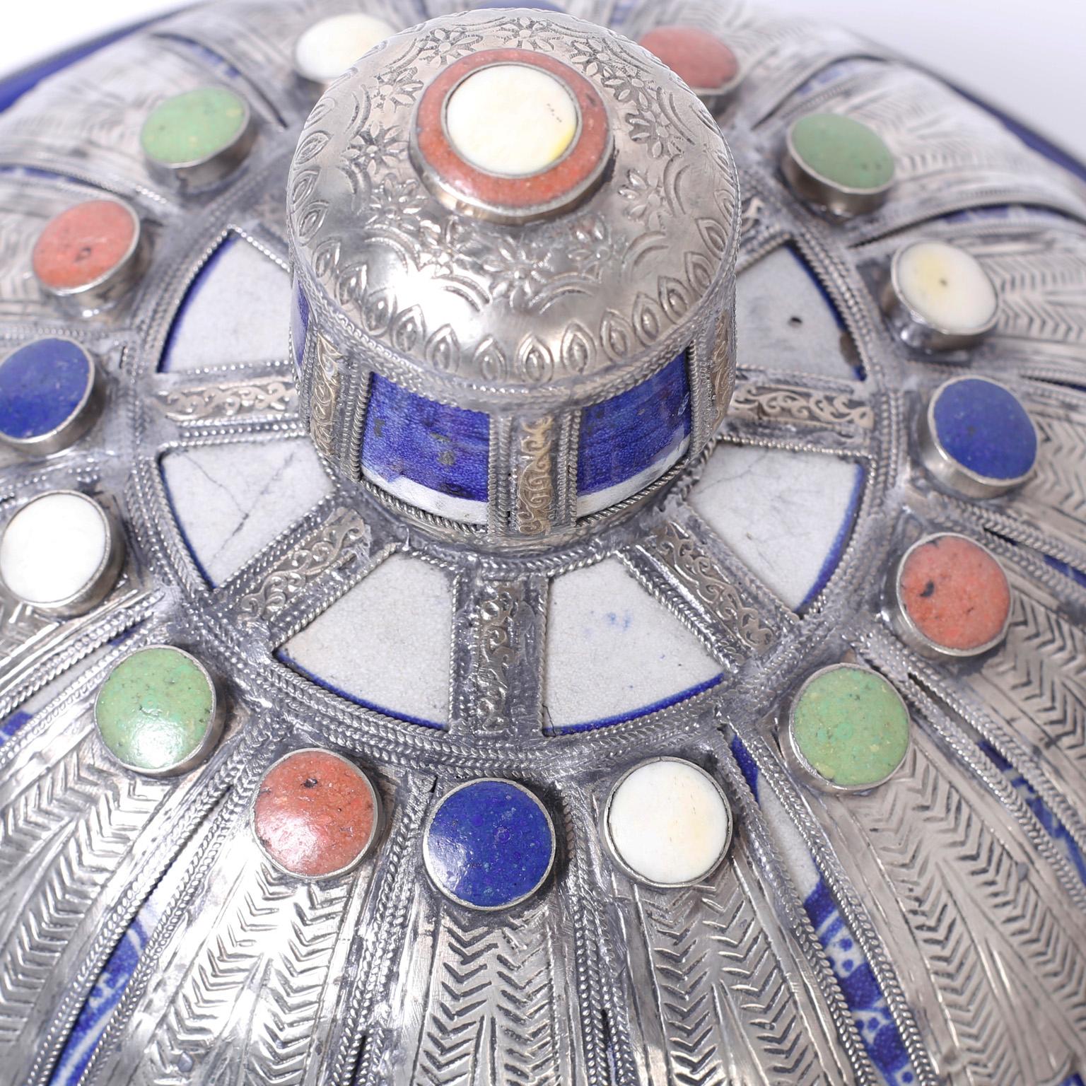 Pair of Moroccan Lidded Containers 2