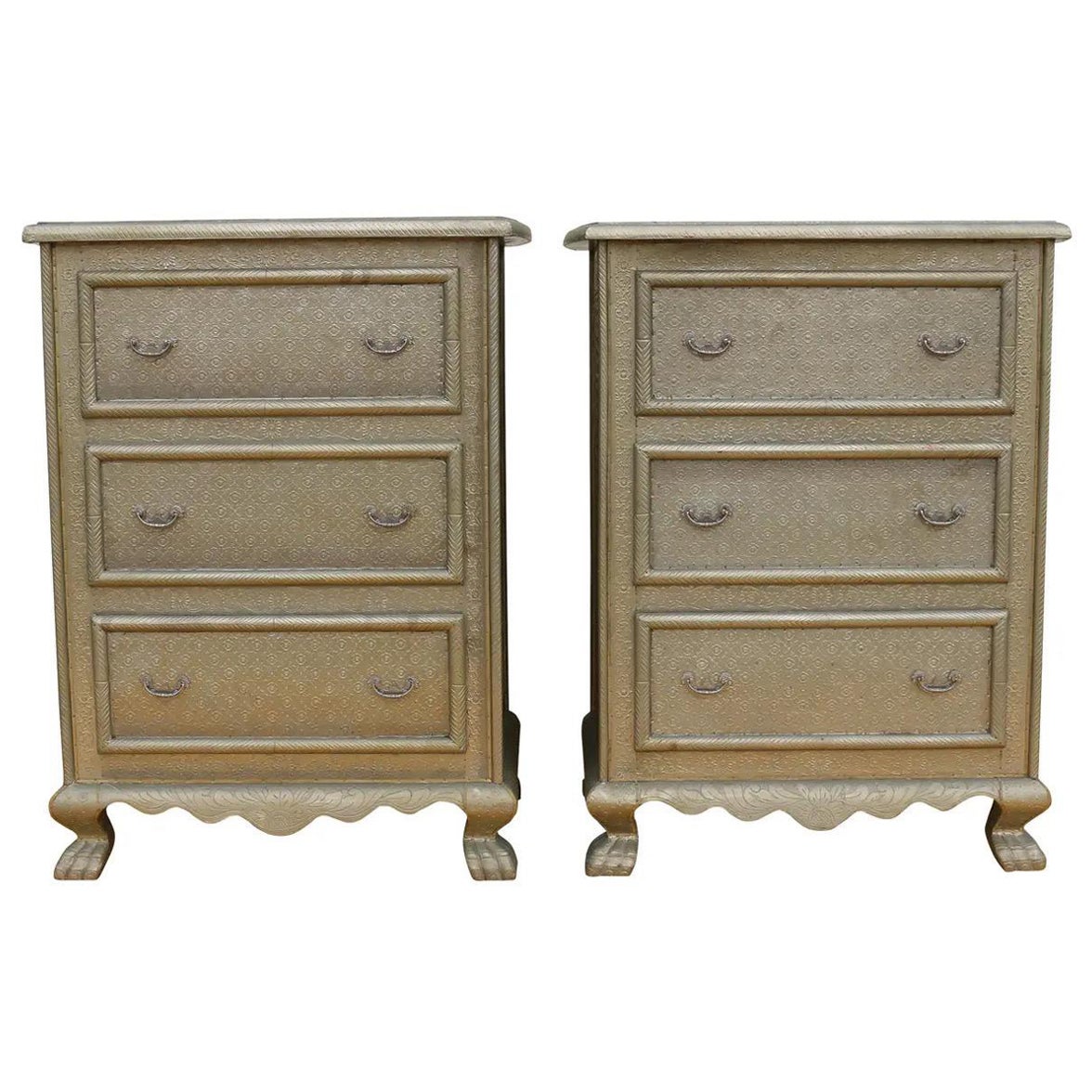 Pair of Moroccan Style Chests of Drawers