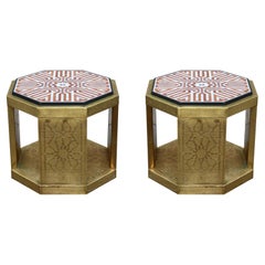 Pair of Moroccan Style Side Tables