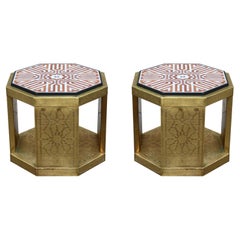 Pair of Moroccan Style Side Tables