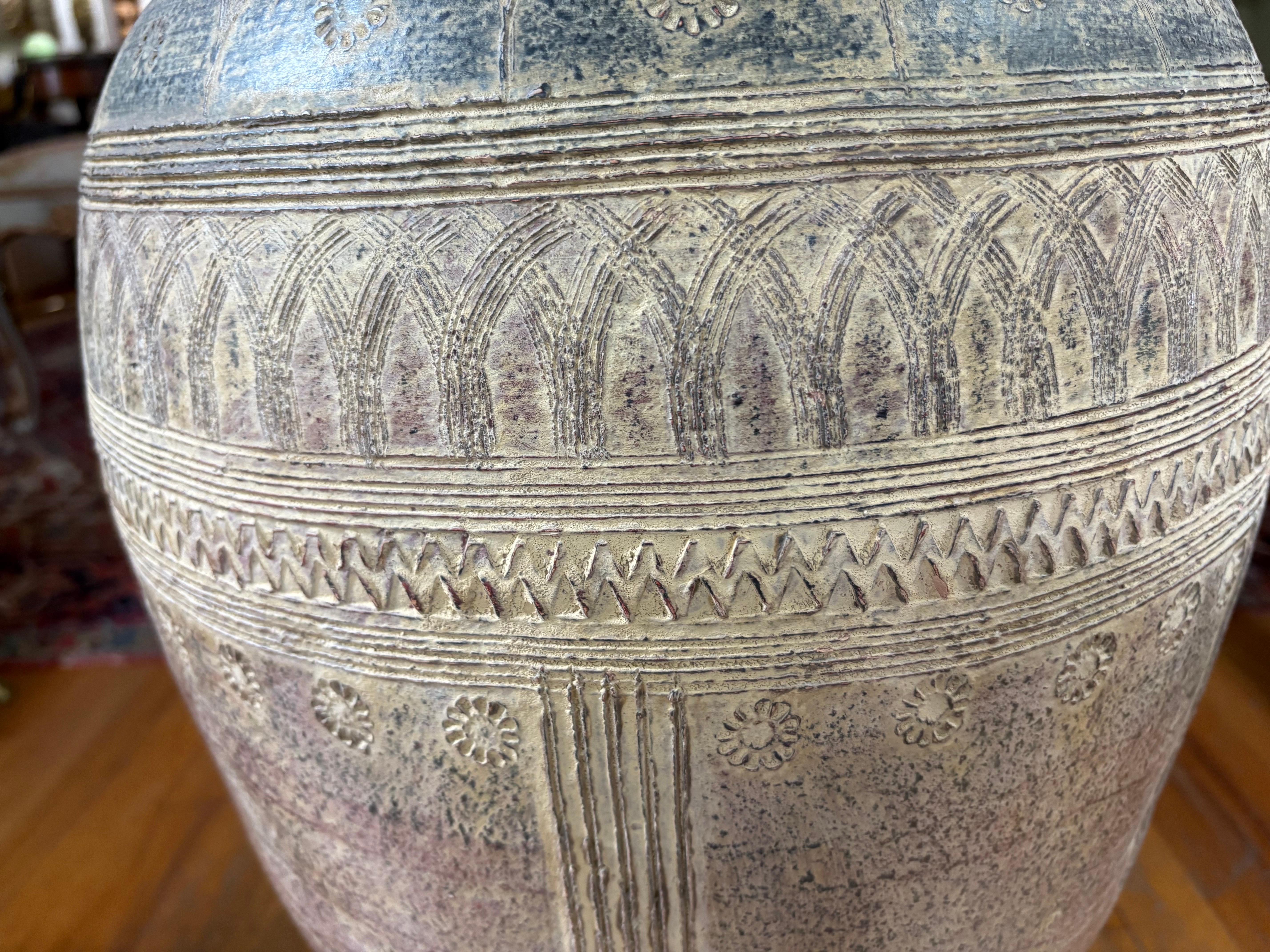 Paire d'urnes marocaines Bon état - En vente à Houston, TX