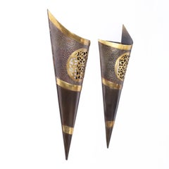 Coppia di mensole da muro marocchine