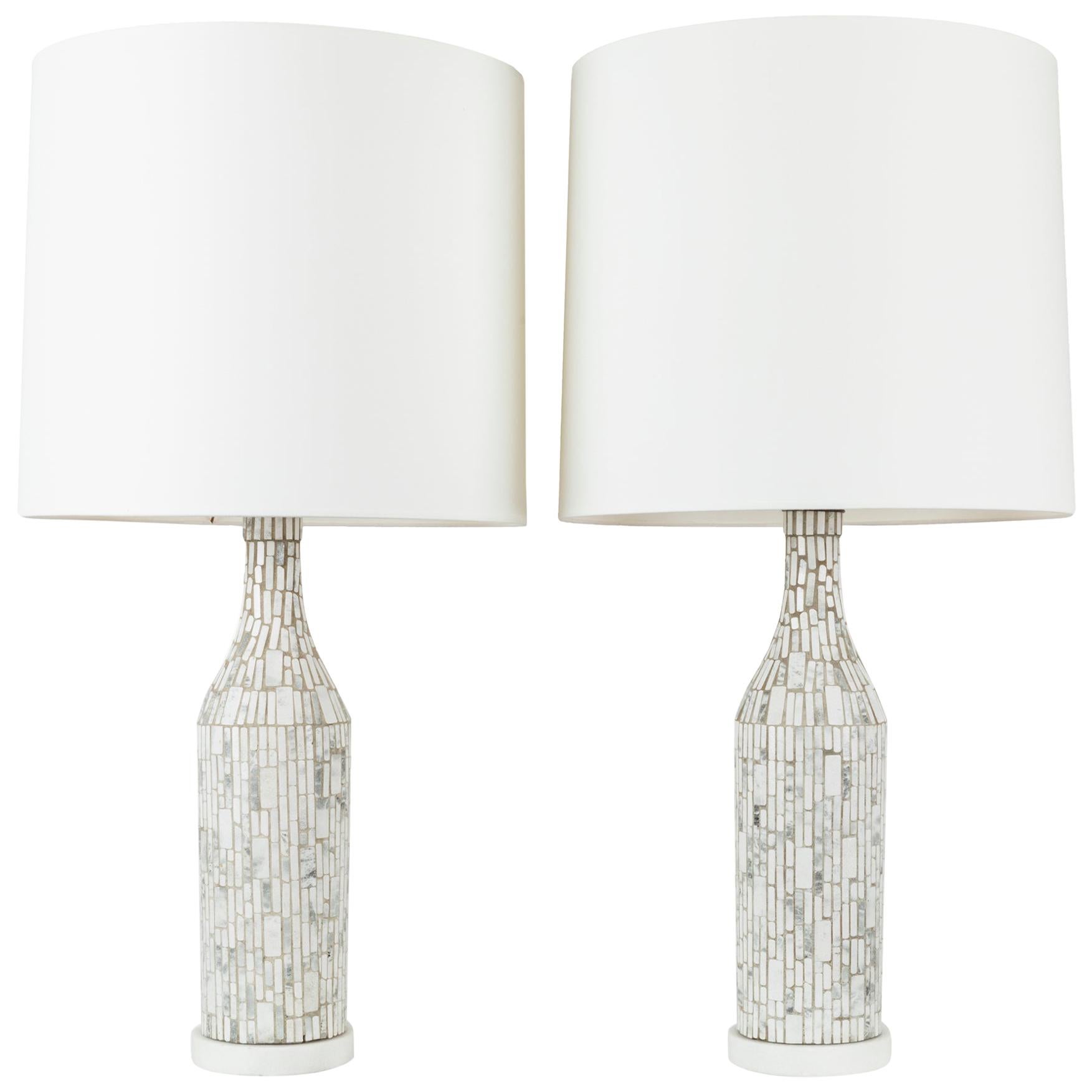 Pair of "Mosaic" Table Lamps