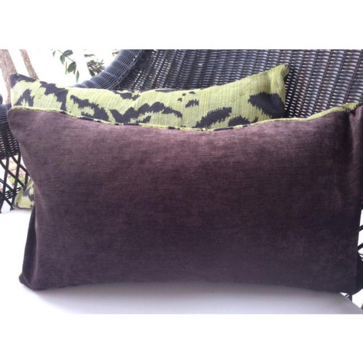 Mid-Century moderno Coppia di cuscini in piuma d'oca Scalamandre 