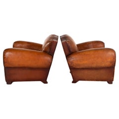 Pair of Moustache back Club Chairs
