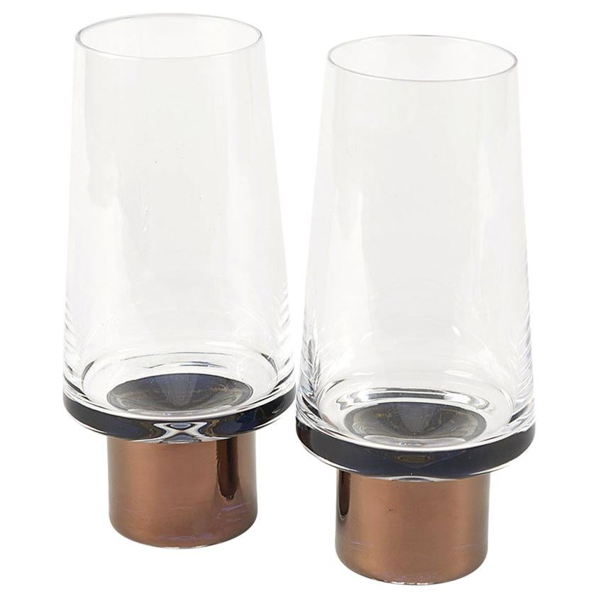 Pair of Mouth-blown Highball Glasses, Tom Dixon