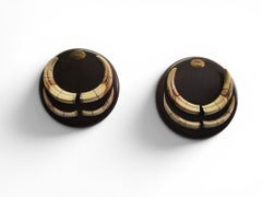 Pair of Mozambique Warthog Tusks, Dated 1966