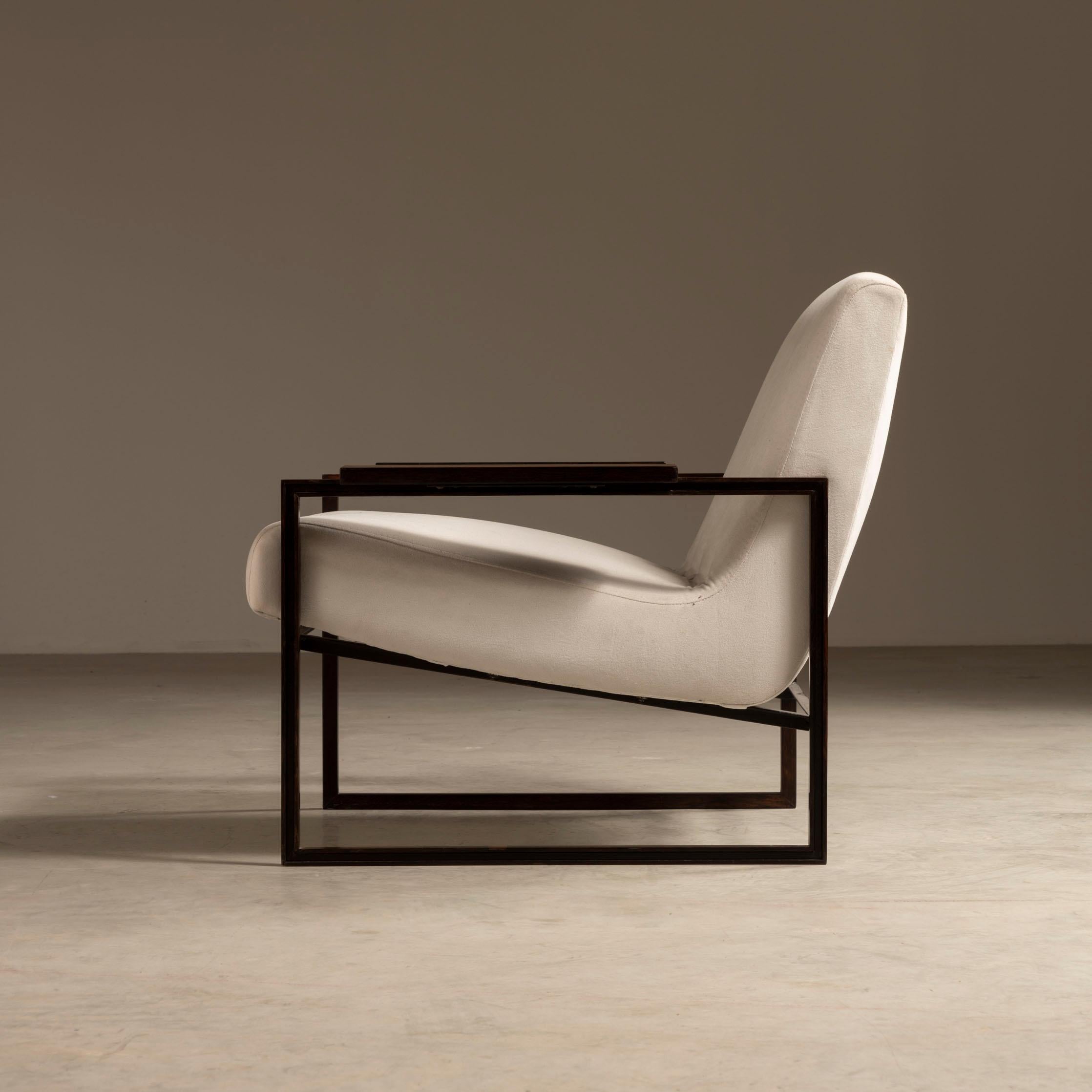 Mid-Century Modern Paire de fauteuilsMP-05 de Percival Lafer, style brésilien moderne du milieu du siècle dernier en vente