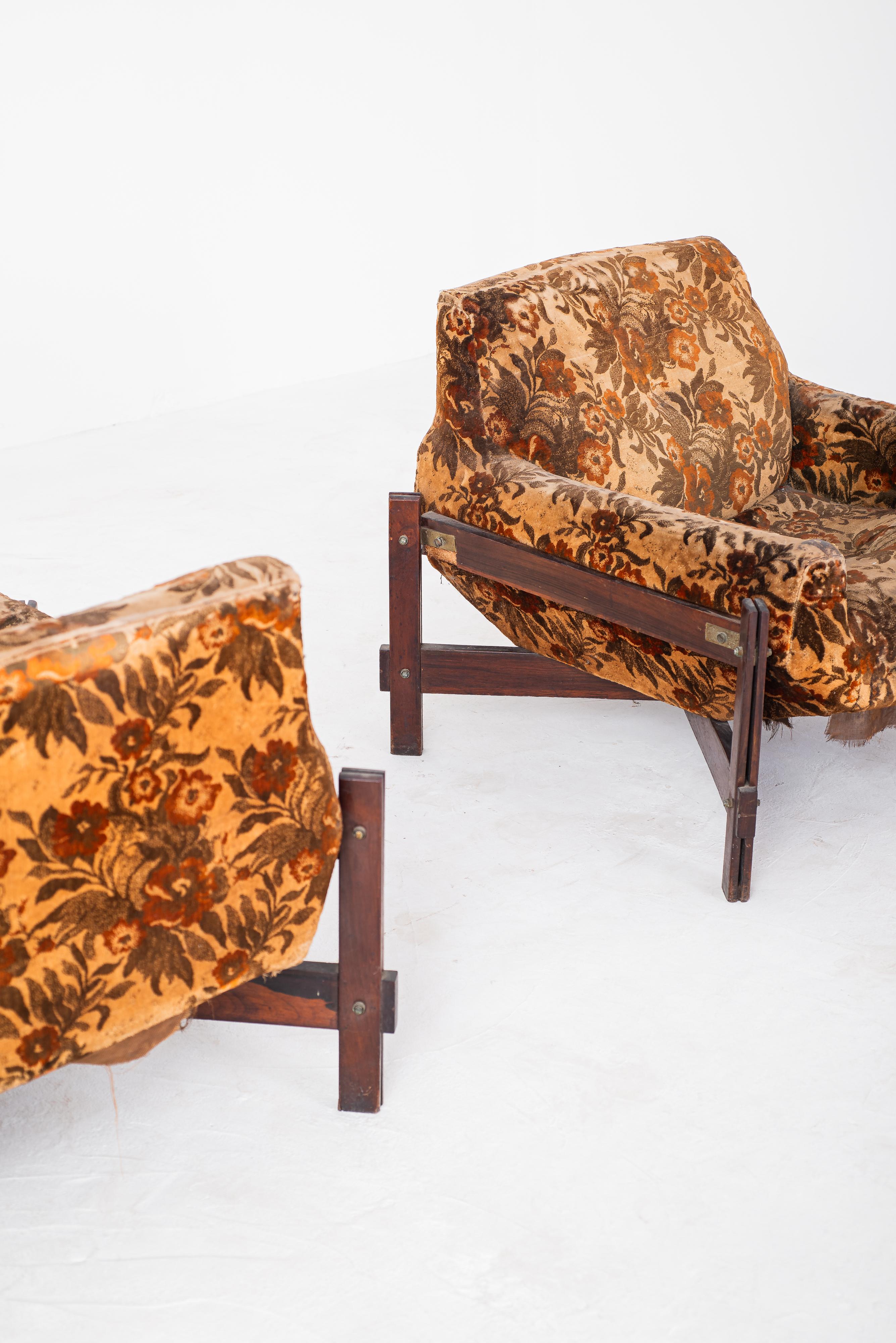 Mid-Century Modern Paire de fauteuils MP-29 en vente