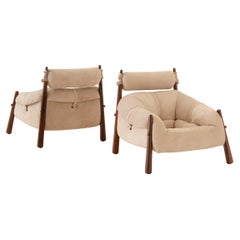 Pair of MP-81 Lounge Chairs by Percival Lafer, 1970, Brazilian Design