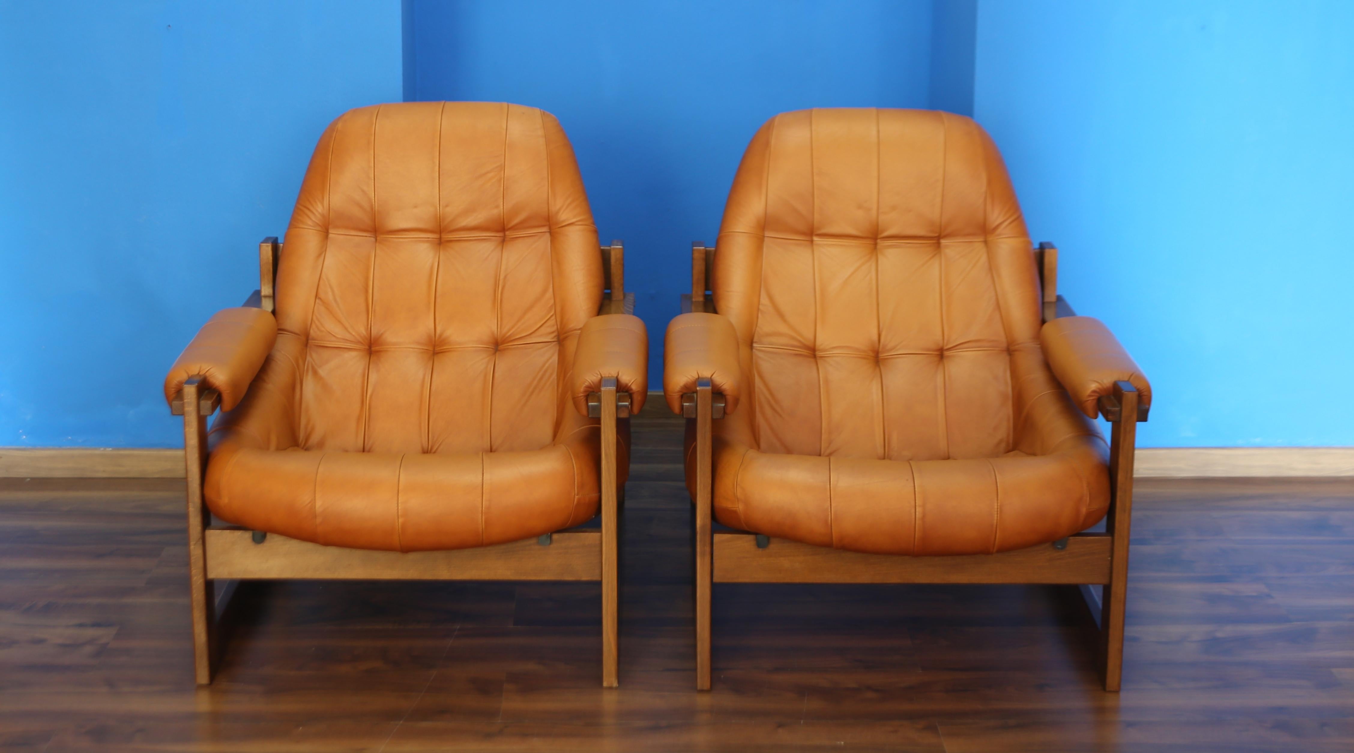Pareja de sillones MP-91 de Percival Lafer, Brasil, 1970 en Bueno estado para la venta en Vigevano, PV