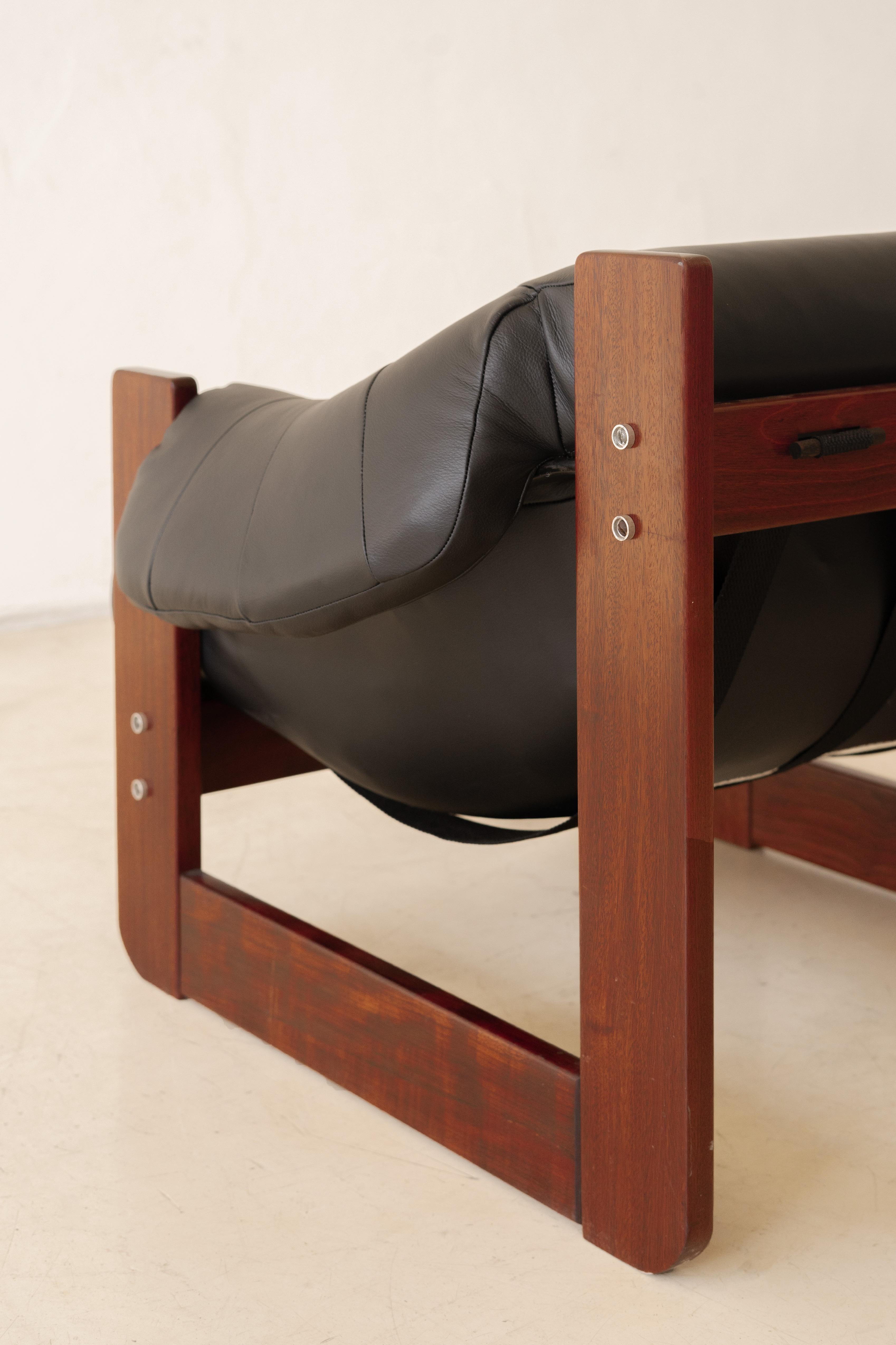 Pair of MP-97 Lounge Chairs by Percival Lafer, Midcentury, Brazil, 1970s For Sale 2