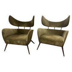 Pair of Mr. Brown London "Delilah Chairs"