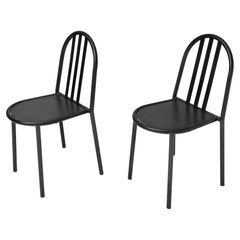 Pair of "MS04" metal chairs by Mallet-Stevens