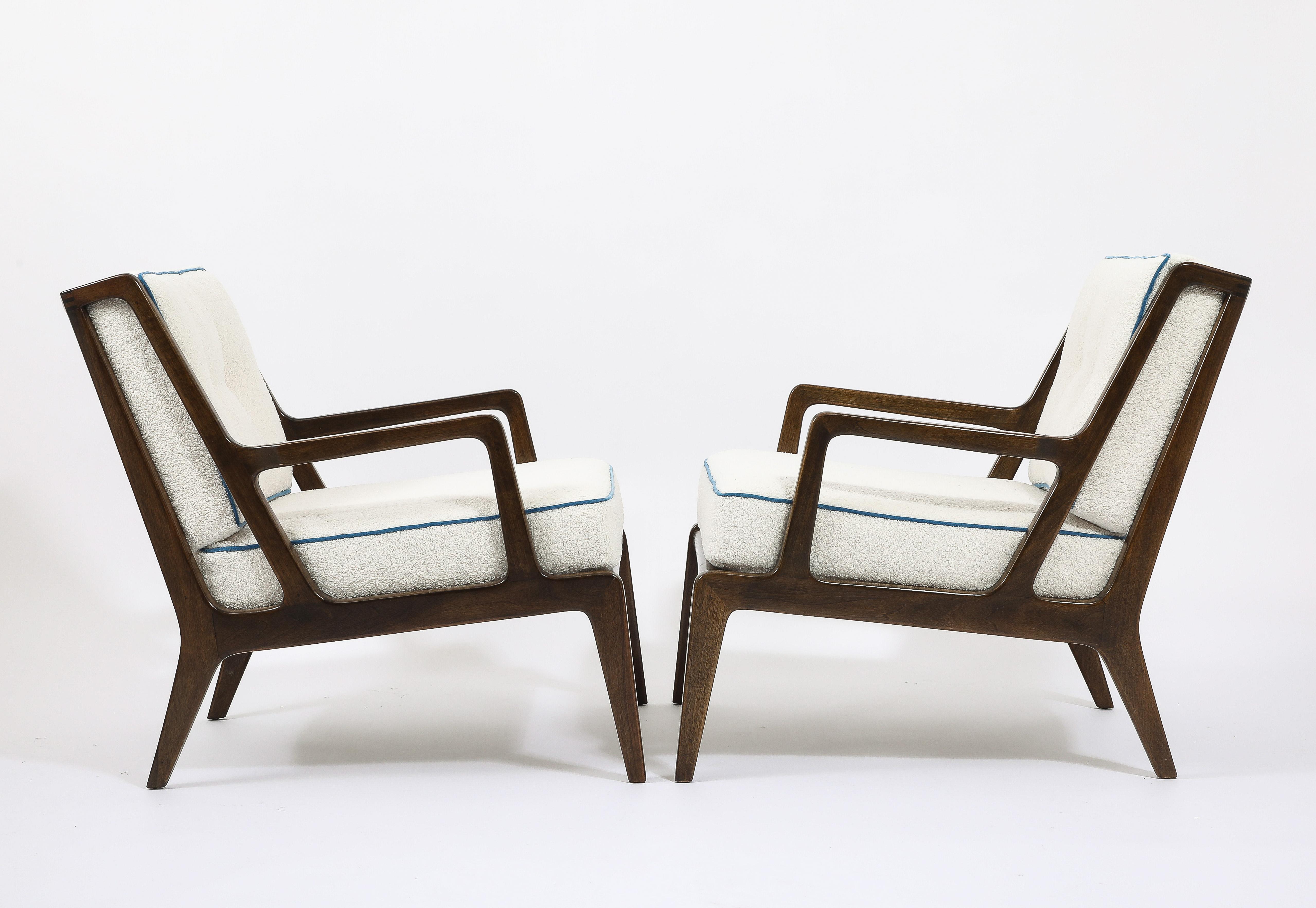 Pair of M.Singer & Son Loungers, Italy 1960s For Sale 3