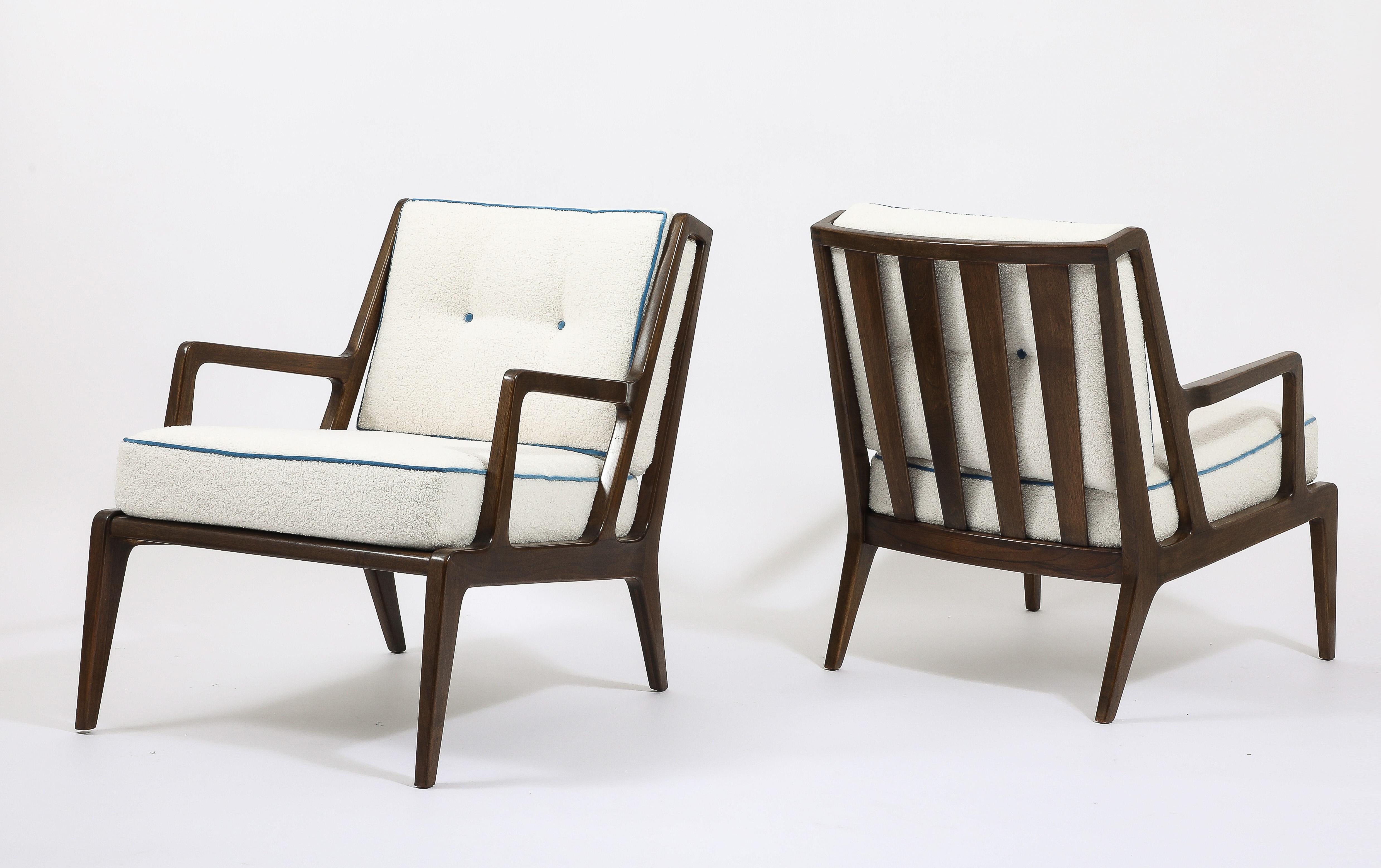 Pair of M.Singer & Son Loungers, Italy 1960s For Sale 5