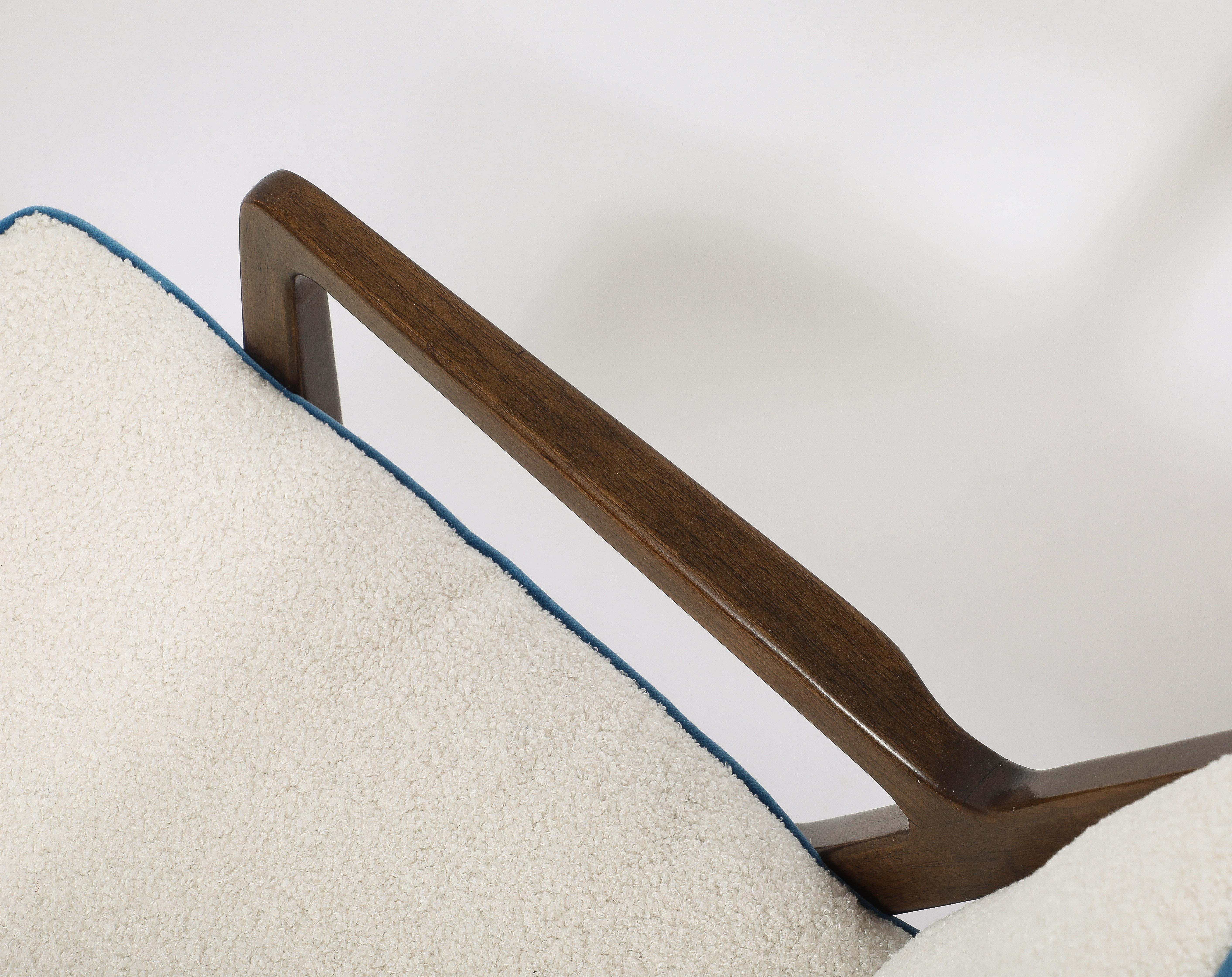 Pair of M.Singer & Son Loungers, Italy 1960s For Sale 2