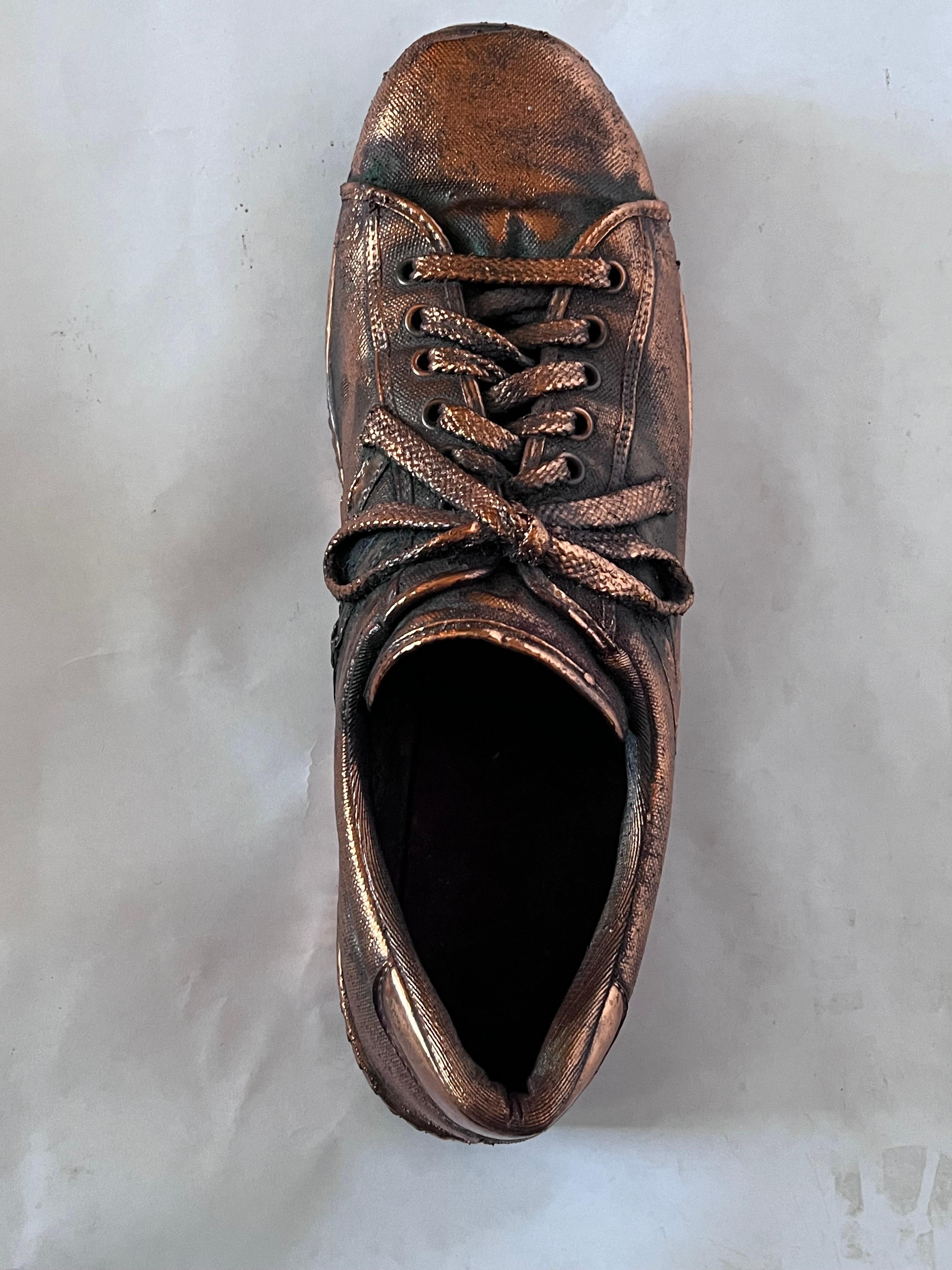 Coppia di scarpe da ginnastica Tretorn Bronzed 1970's Uomo 11.5 Cool Home Sculpture in vendita 4