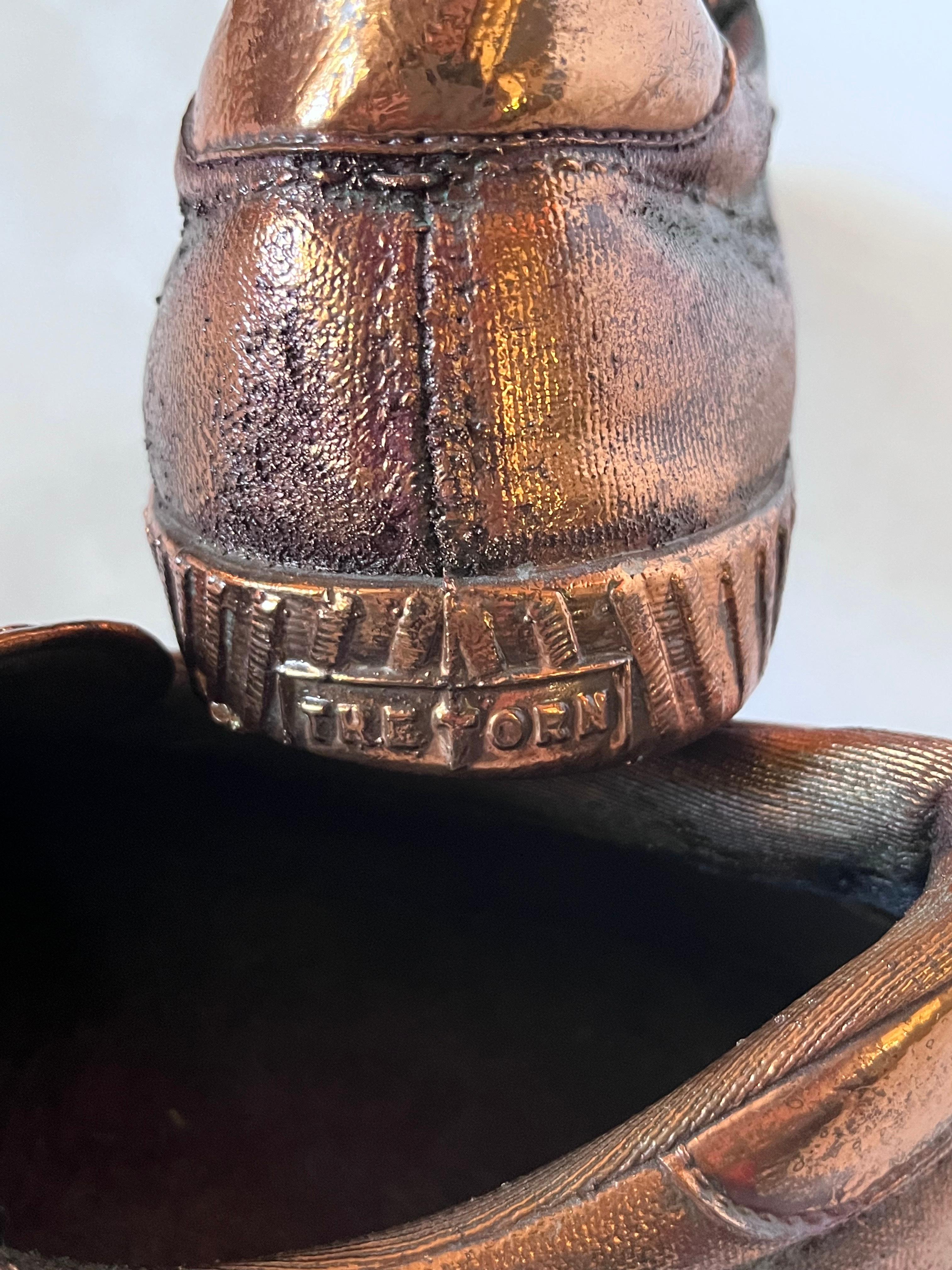 Coppia di scarpe da ginnastica Tretorn Bronzed 1970's Uomo 11.5 Cool Home Sculpture in vendita 6