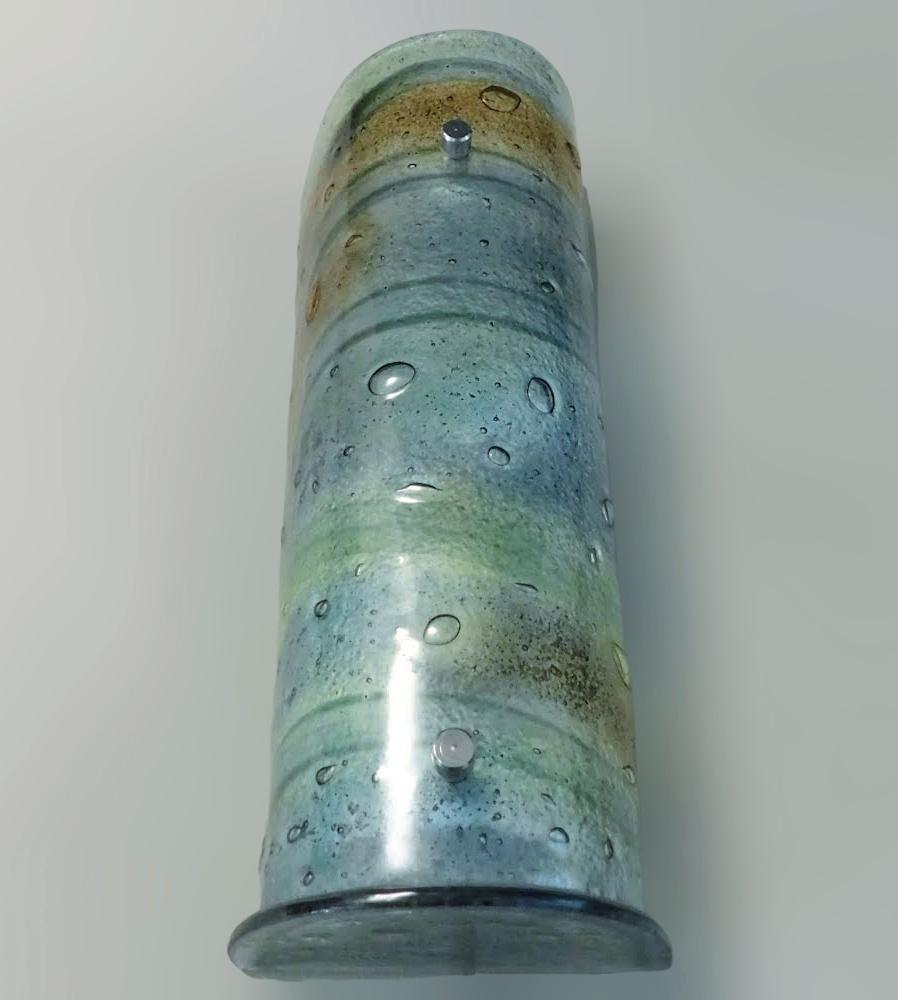 Mid-Century moderno Coppia di lampade a canalina multicolore in vendita
