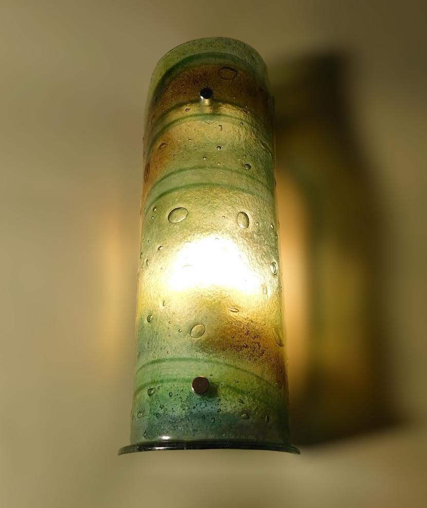 Coppia di lampade a canalina multicolore in vendita 1