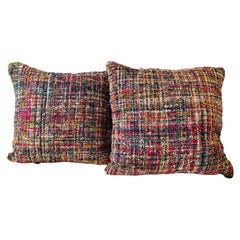 Par de Almohadas Boucle Tweed Multicolor Pluma Doen 23"