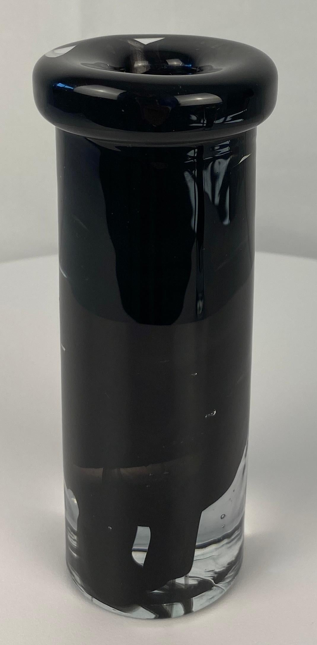 Fatto a mano Coppia di vasi a stelo in vetro artistico di Murano in vendita