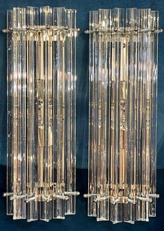 Pair of Murano Barber Style Sconces