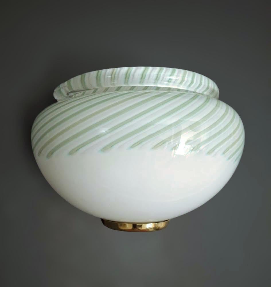 Pareja de Apliques de Murano Chiocciola de Luci Muranesi Moderno de mediados de siglo en venta
