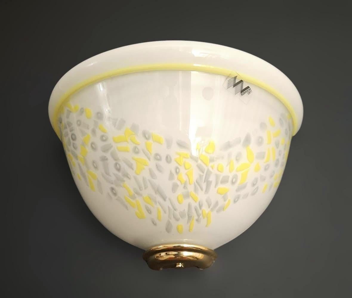 Coppia di sconsigli di Murano Chiocciola di Luci Muranesi In condizioni buone in vendita a Los Angeles, CA