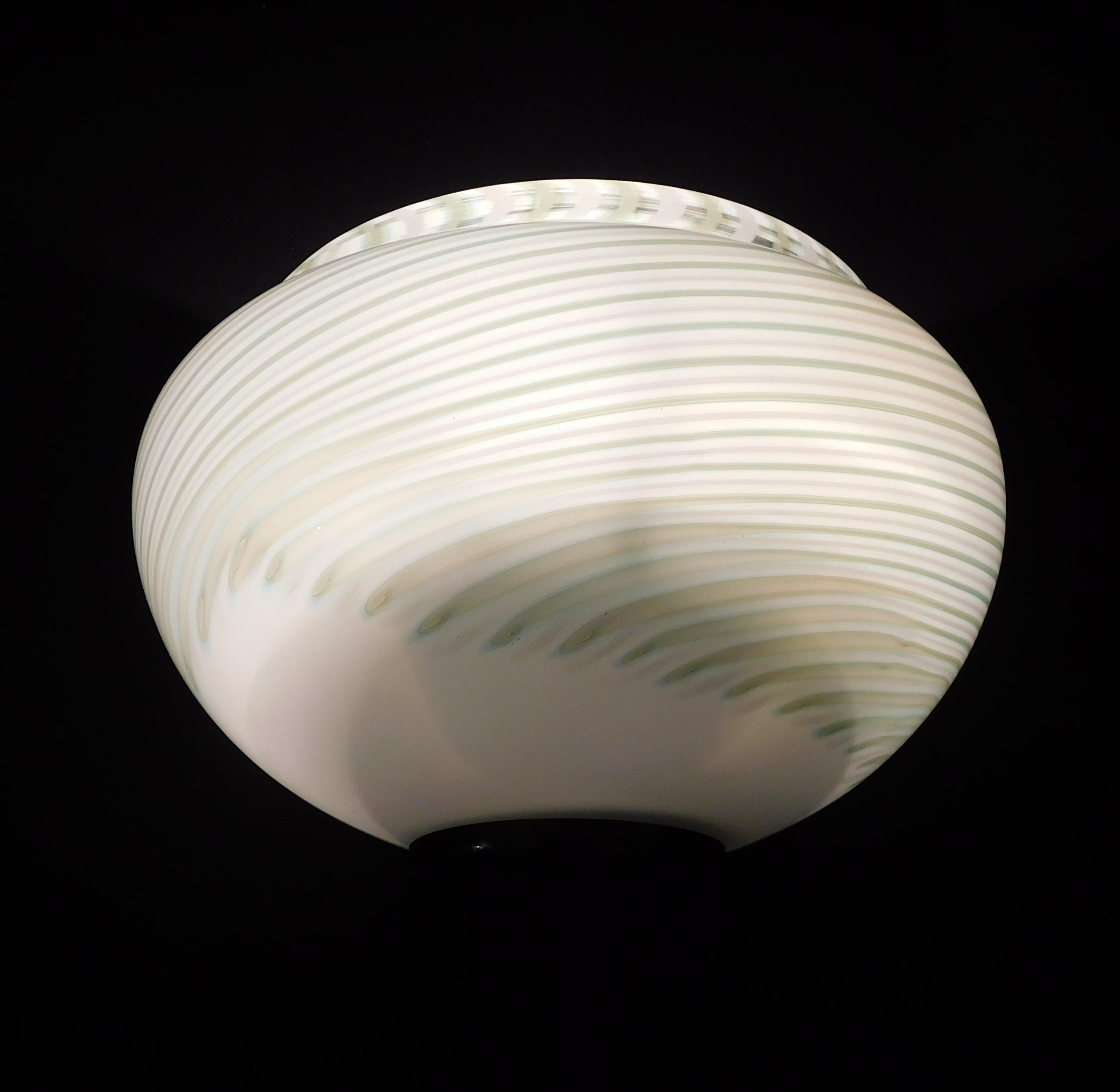 Pair of Murano Chiocciola Sconces by Luci Muranesi For Sale 1