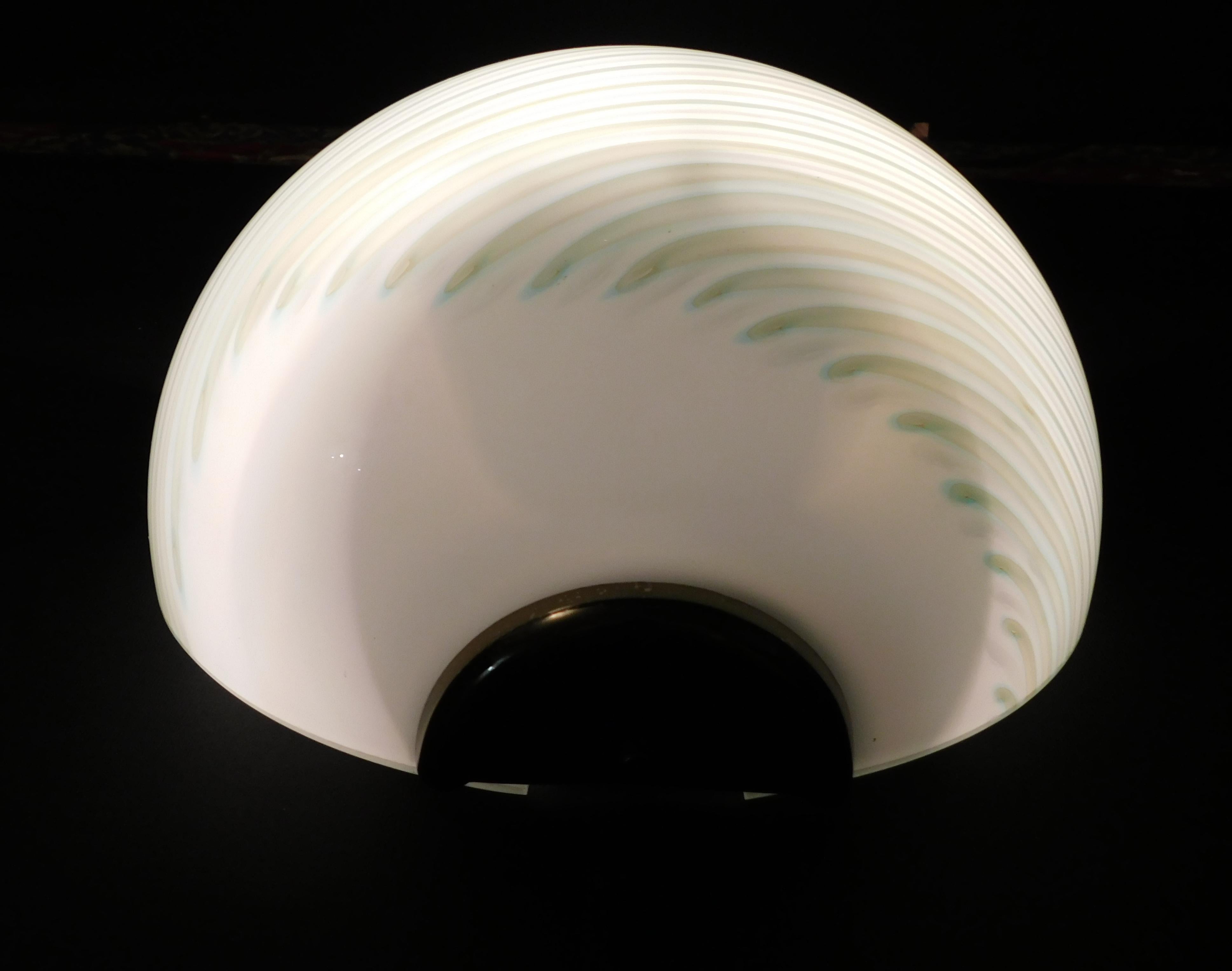Pair of Murano Chiocciola Sconces by Luci Muranesi For Sale 2