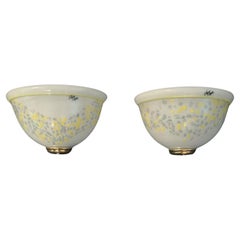 Paire d'appliques Chiocciola de Murano par Luci Muranesi