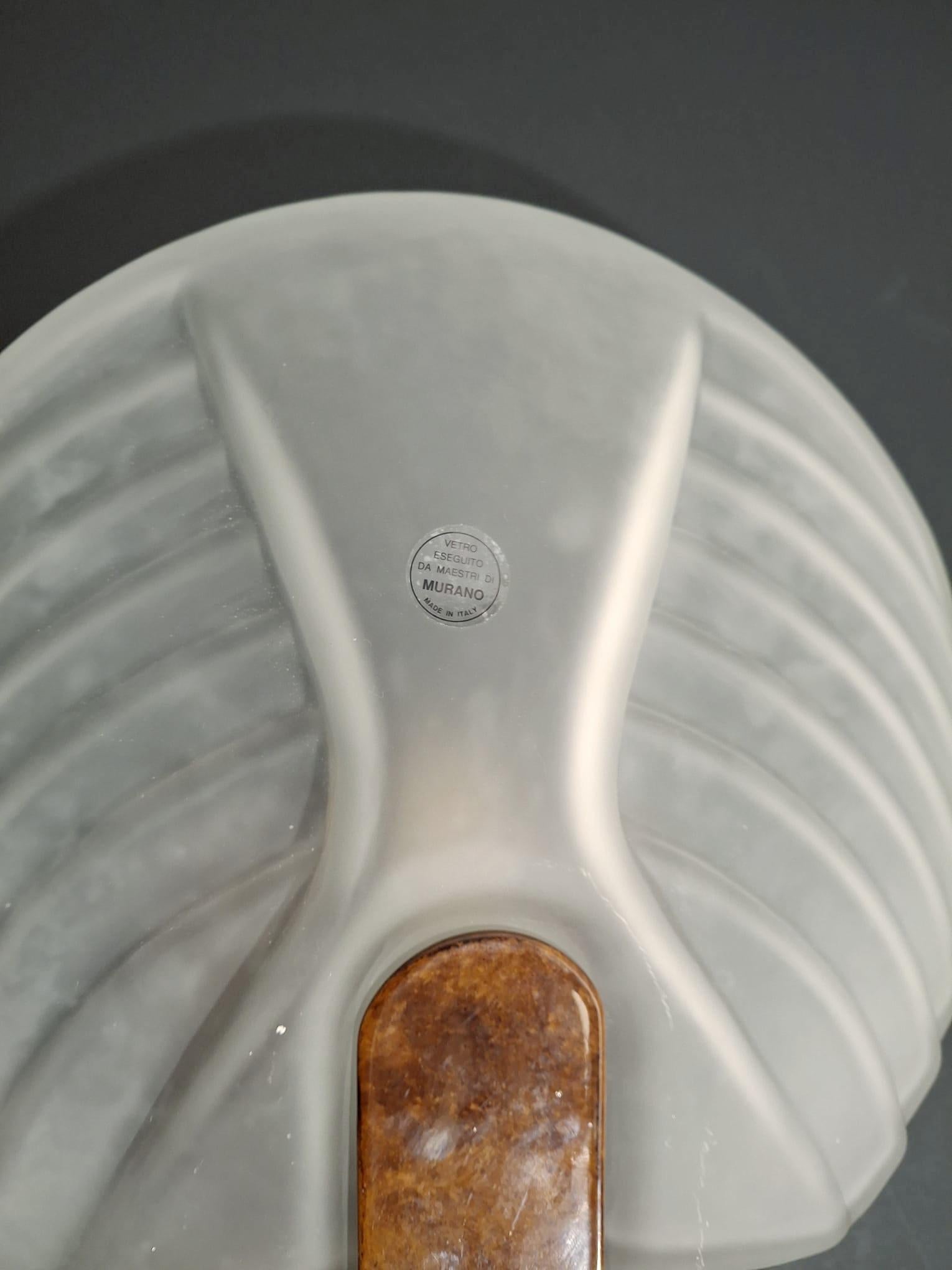 20th Century Pair of Murano Deco Sconces For Sale